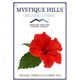 Mystique Hills Organic Hibiscus Flower Tea  Box  100 grams